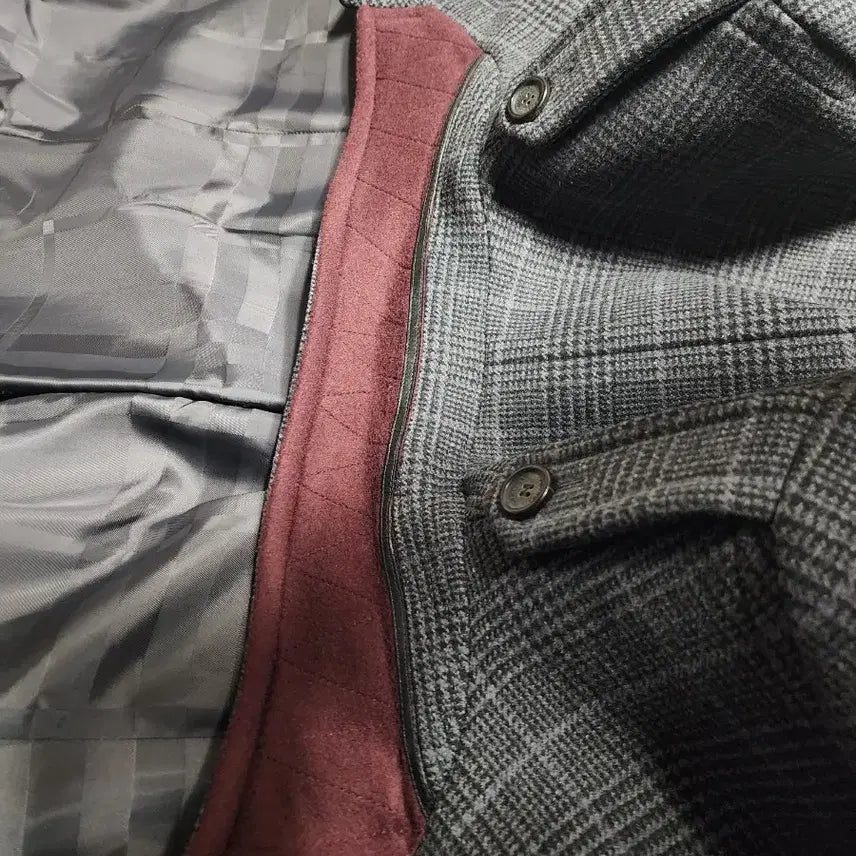 [BUNJANG] Burberry Glen Check Cashmere Double Coat / 버버리 글렌체크 캐시미어 더블 코트