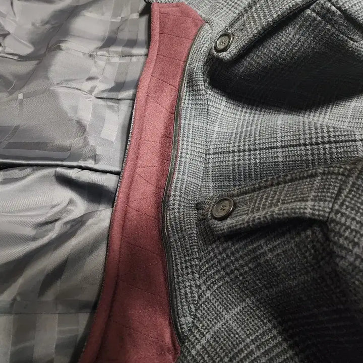 [BUNJANG] Burberry Glen Check Cashmere Double Coat / 버버리 글렌체크 캐시미어 더블 코트