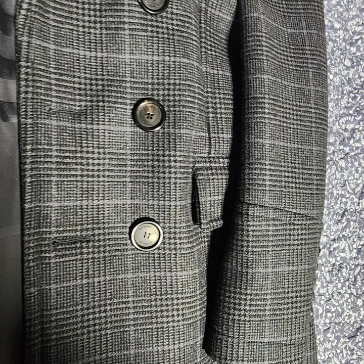 [BUNJANG] Burberry Glen Check Cashmere Double Coat / 버버리 글렌체크 캐시미어 더블 코트