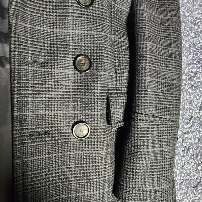 [BUNJANG] Burberry Glen Check Cashmere Double Coat / 버버리 글렌체크 캐시미어 더블 코트