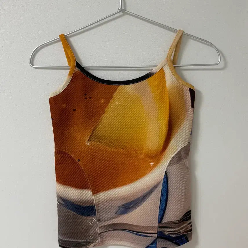 [BUNJANG] CENUNE Yellow Sleeveless Top / 씨눈 나시 옐로우