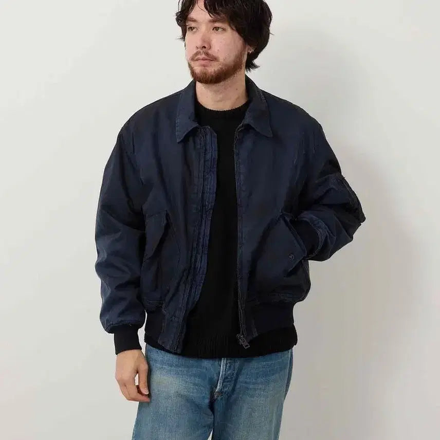 [BUNJANG] Apresse CWU-45 Navy Jacket / [3] 26ss 아프레쎄 실크 CWU-45 네이비 3사이즈