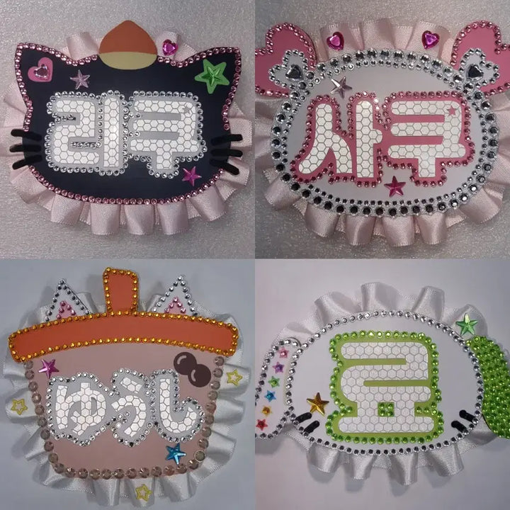 [BUNJANG] Custom Mini Name Board Commission for Various K-Pop Groups / 미니네임보드 커미션 미니 네임보드 엔시티 위시 라이즈 보넥도 세븐틴 방탄