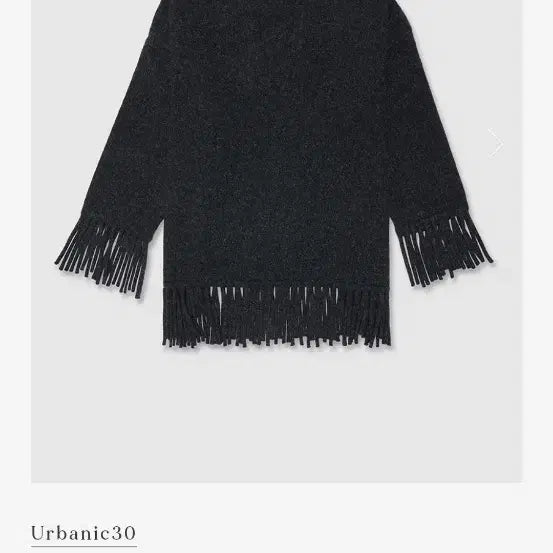 [BUNJANG] Urbanic30 Rigatoni Shawl Knit / 얼바닉30 리가토니 숄니트 새상품