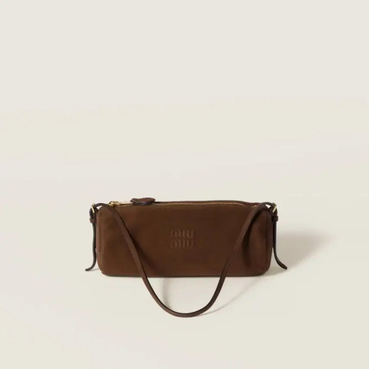 [BUNJANG] Miu Miu Suede Mini Bag Cocoa Brown / 미우미우 스웨이드 미니백 코코아브라운
