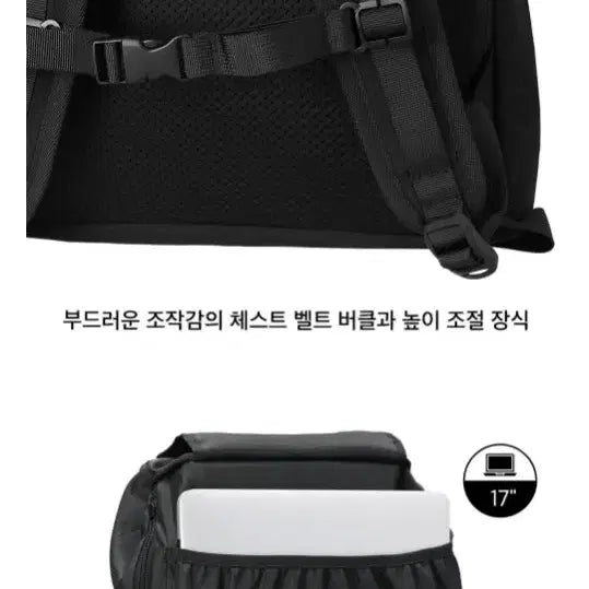 [BUNJANG] Nakedis Flap String Backpack / (정가 8만) 네이키드니스 플랩 스트링 백팩