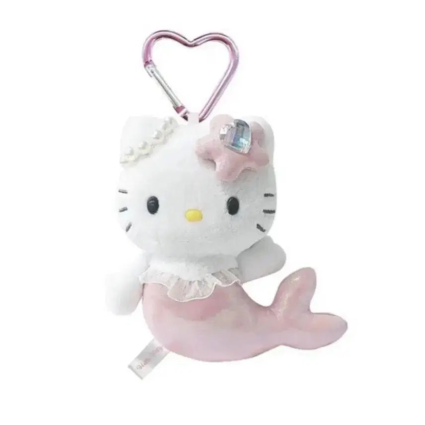 [BUNJANG] Sanrio Hello Kitty Mermaid Mascot Keyring / 산리오 헬로키티 판타지 시리즈 마스코트 인형 키링 키홀더 머메이드 키티
