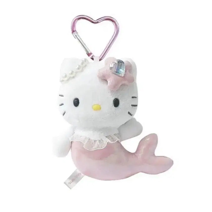 [BUNJANG] Sanrio Hello Kitty Mermaid Mascot Keyring / 산리오 헬로키티 판타지 시리즈 마스코트 인형 키링 키홀더 머메이드 키티