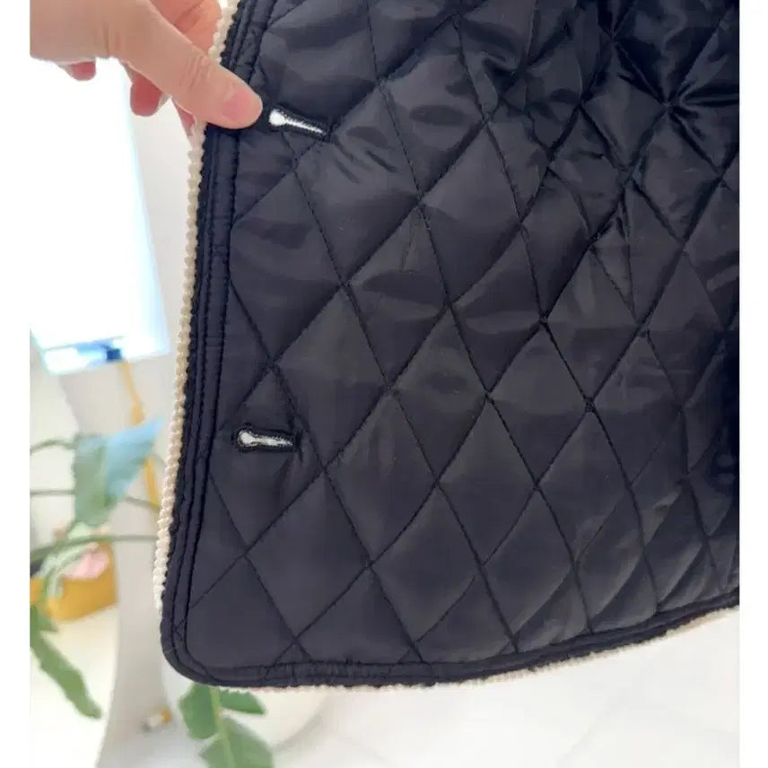 [BUNJANG] Lady Lady Dumble Quilted Fur Jacket (55-88) / 새상품 레레 덤블 누빔 퍼자켓(55-88)