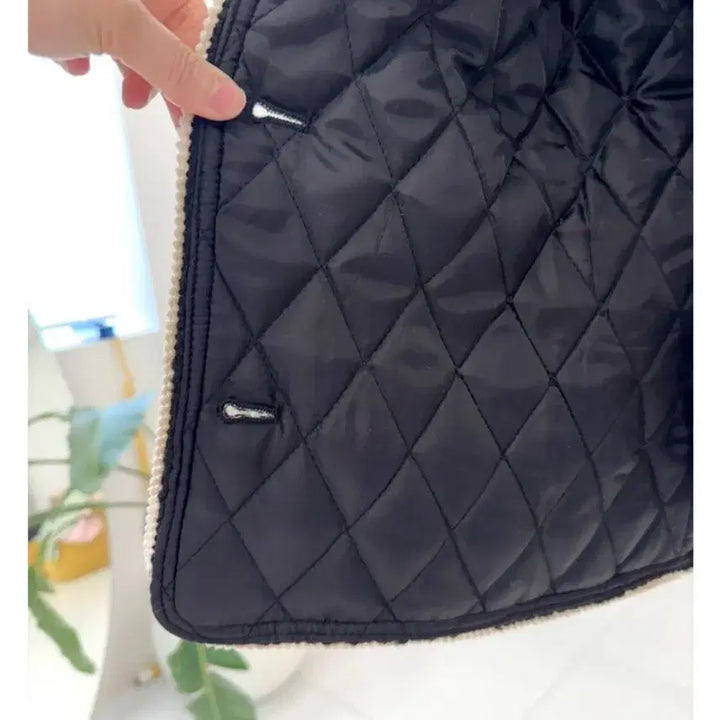 [BUNJANG] Lady Lady Dumble Quilted Fur Jacket (55-88) / 새상품 레레 덤블 누빔 퍼자켓(55-88)