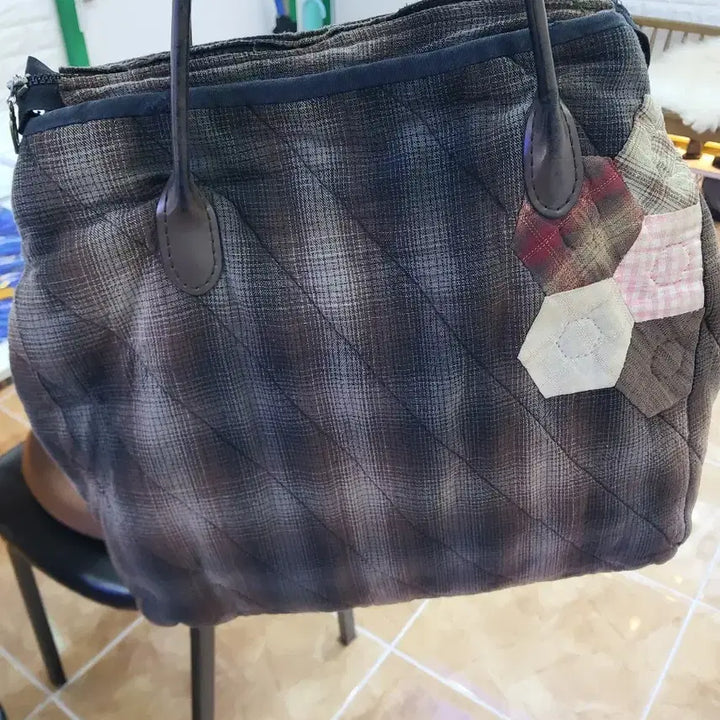 [BUNJANG] Handmade Quilted Travel Bag / 사랑스런 한땀한딸퀼트가방