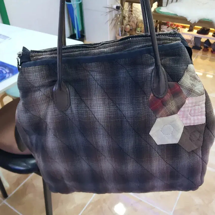 [BUNJANG] Handmade Quilted Travel Bag / 사랑스런 한땀한딸퀼트가방