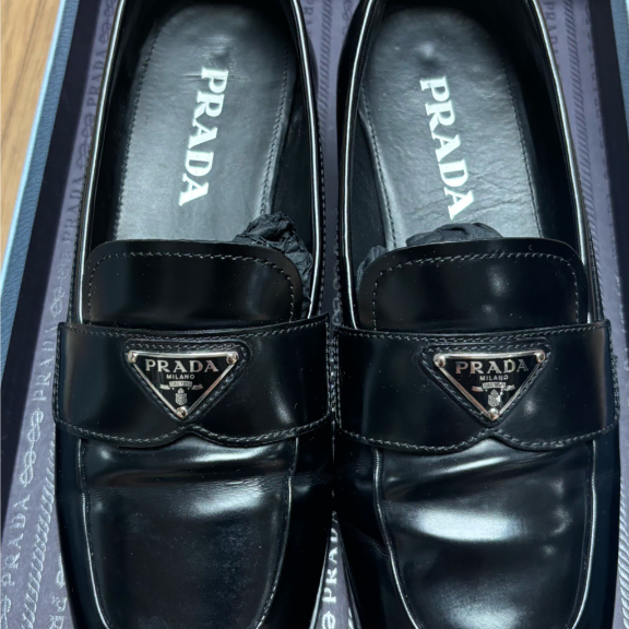 [BUNJANG] Prada Women's Loafer Moccasin (1D902M) / 프라다 여자 로퍼 모카신(1D902M) 37.5사이즈(245mm)