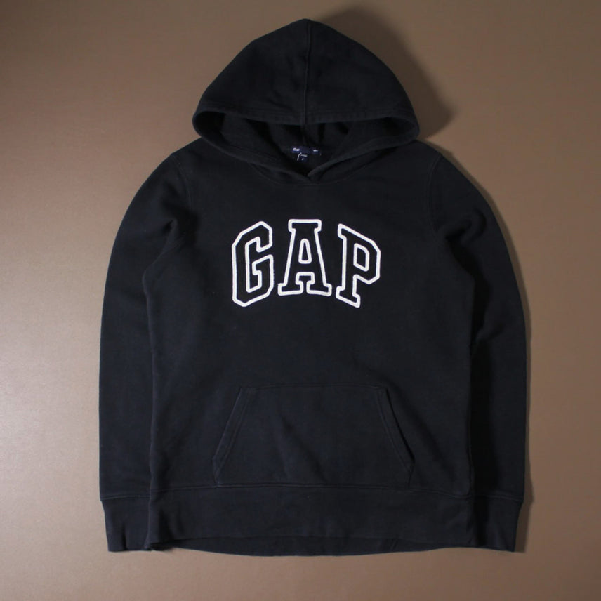 [BUNJANG] GAP Fleece Black Hoodie / GAP 갭 기모 블랙 후드티