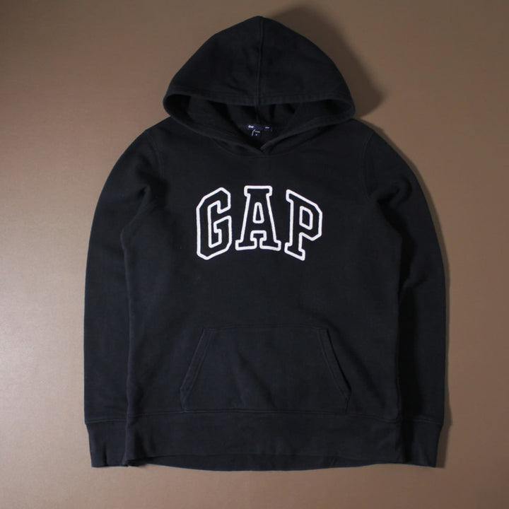 [BUNJANG] GAP Fleece Black Hoodie / GAP 갭 기모 블랙 후드티