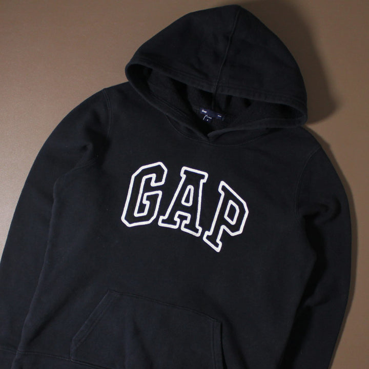 [BUNJANG] GAP Fleece Black Hoodie / GAP 갭 기모 블랙 후드티