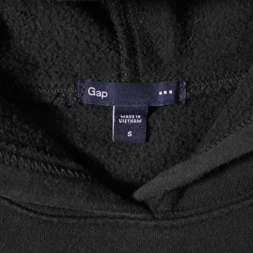 [BUNJANG] GAP Fleece Black Hoodie / GAP 갭 기모 블랙 후드티
