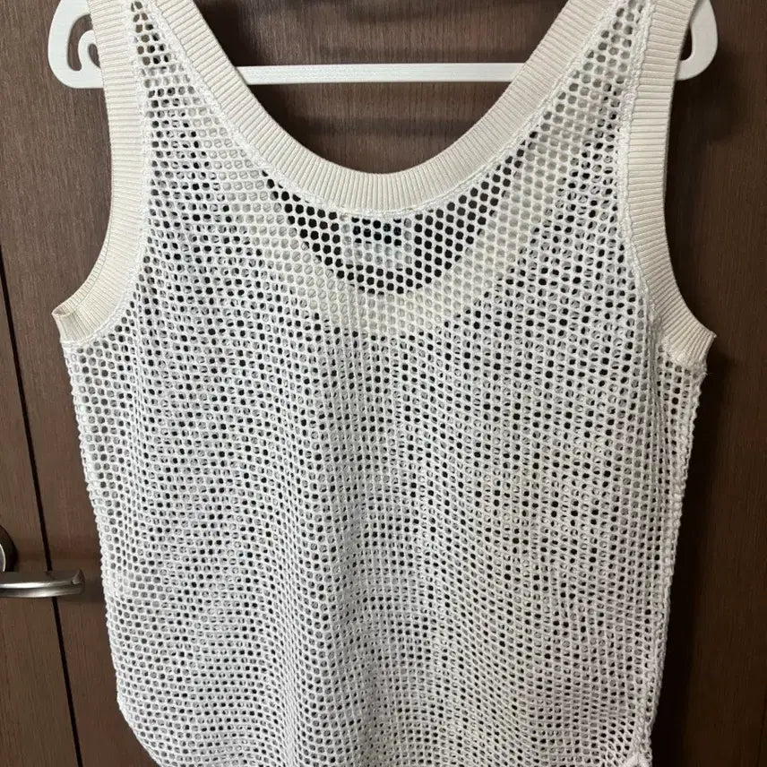 [BUNJANG] Forte_forte Ivory Mesh Top / Forte_forte 포르테포르테 이태리 아이보리 메쉬 탑