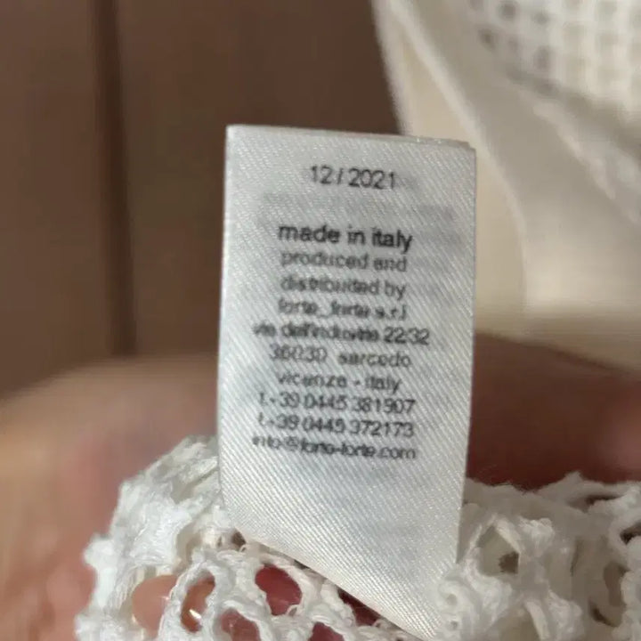 [BUNJANG] Forte_forte Ivory Mesh Top / Forte_forte 포르테포르테 이태리 아이보리 메쉬 탑