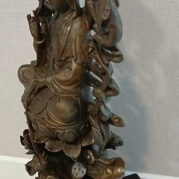 [BUNJANG] Bronze Avalokiteshvara Bodhisattva Statue / 동관세음보살상
