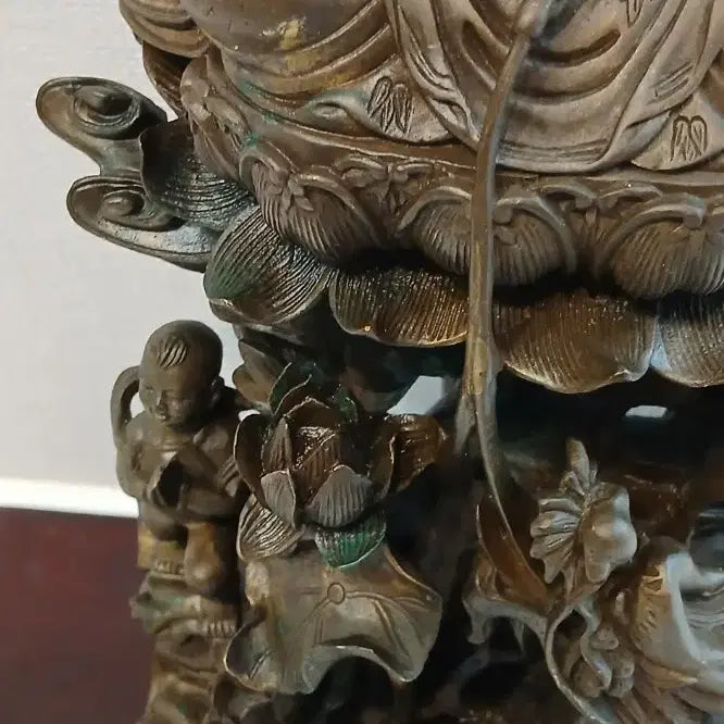 [BUNJANG] Bronze Avalokiteshvara Bodhisattva Statue / 동관세음보살상