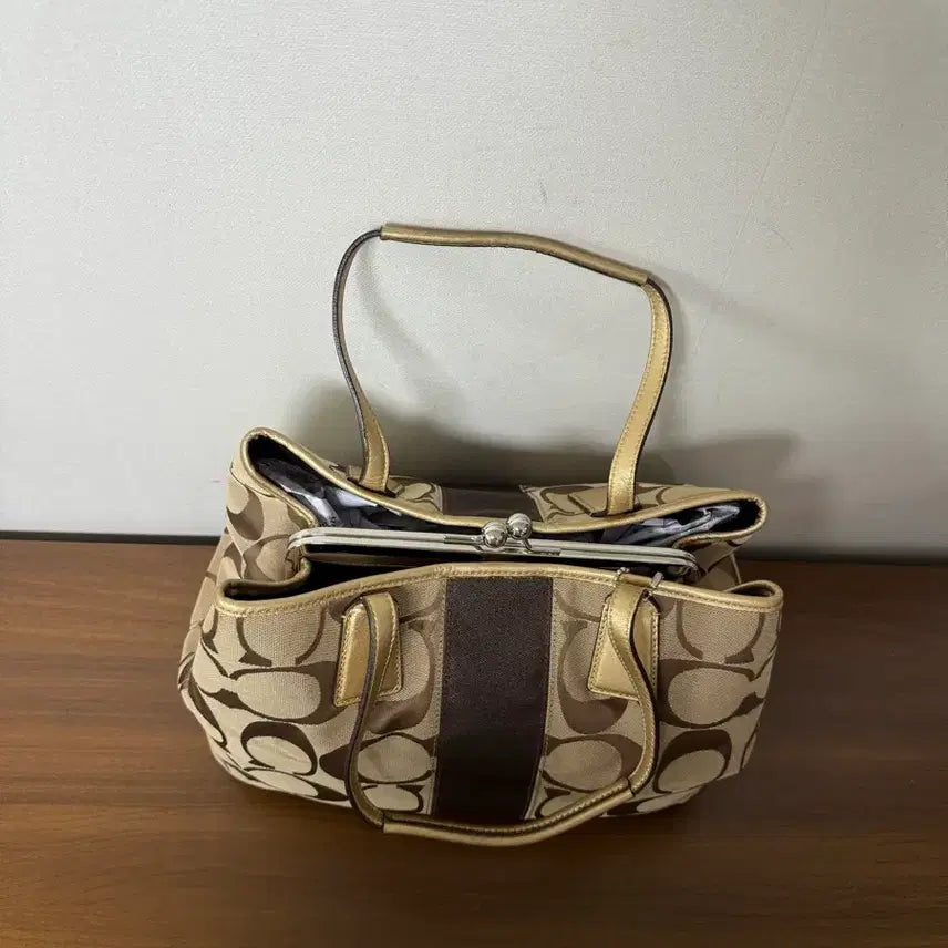 [BUNJANG] Coach Signature Tote Bag / 코치 시그니처 토트백 가방