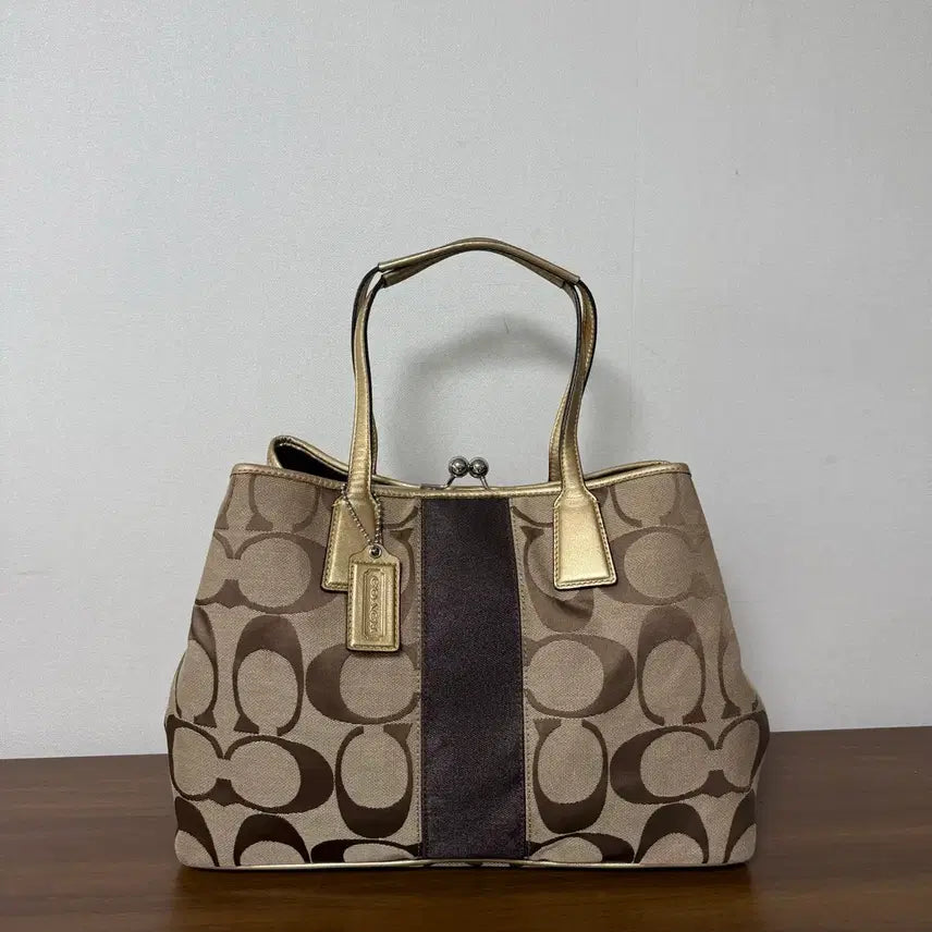 [BUNJANG] Coach Signature Tote Bag / 코치 시그니처 토트백 가방
