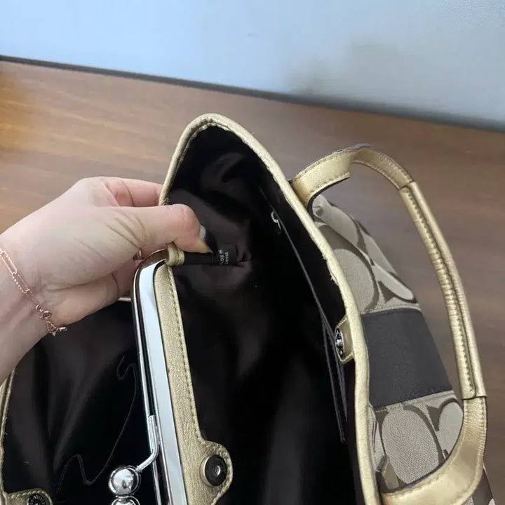 [BUNJANG] Coach Signature Tote Bag / 코치 시그니처 토트백 가방
