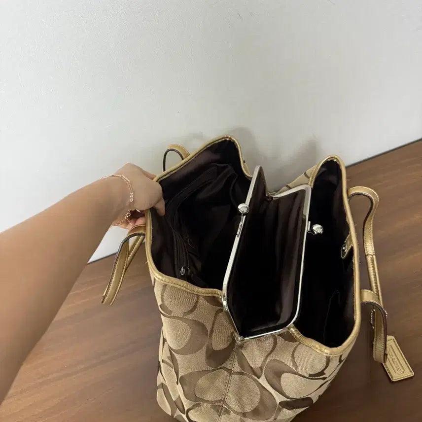 [BUNJANG] Coach Signature Tote Bag / 코치 시그니처 토트백 가방