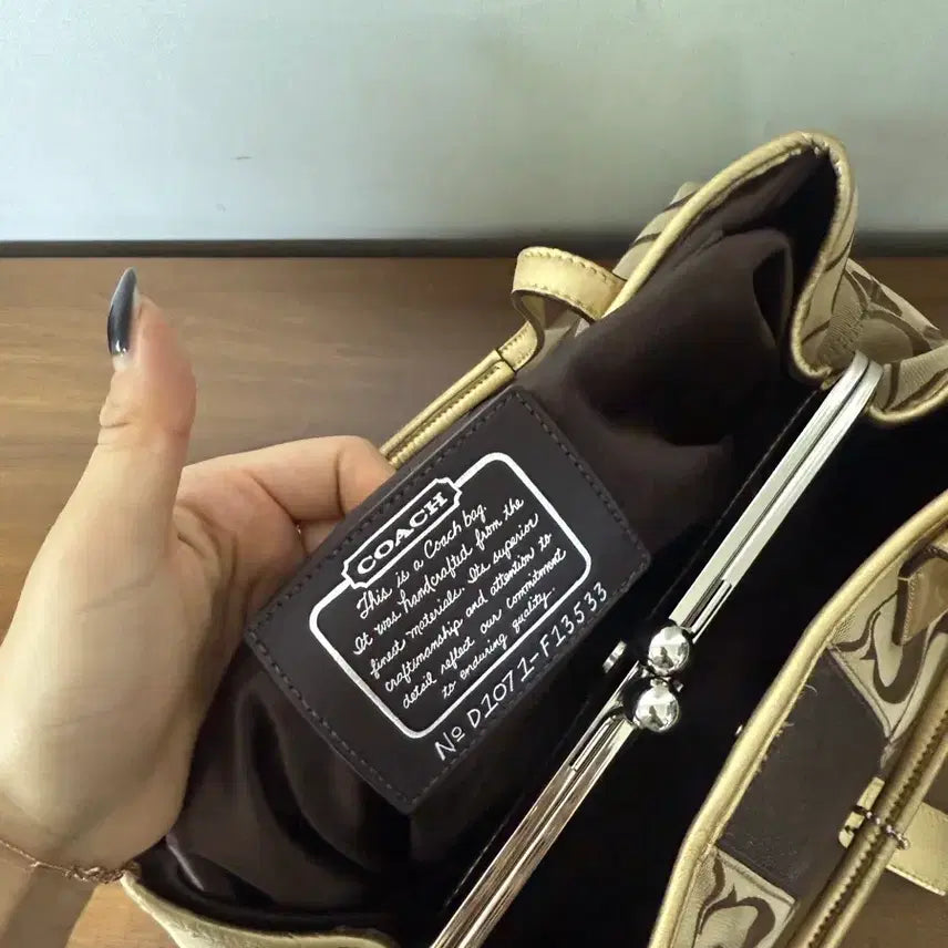 [BUNJANG] Coach Signature Tote Bag / 코치 시그니처 토트백 가방