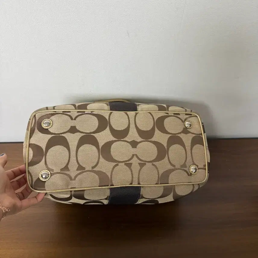[BUNJANG] Coach Signature Tote Bag / 코치 시그니처 토트백 가방