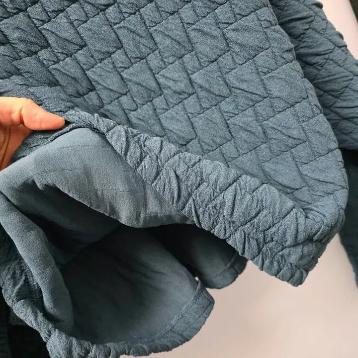 [BUNJANG] ZARA Volume Embossed Short T-Shirt / 자라 볼륨엠보 숏티s