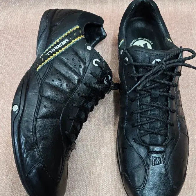 [BUNJANG] Merrell Leather Sneakers / 메렐(Merrell) 275mm-  에어 쿠션 블랙 레더스니커즈