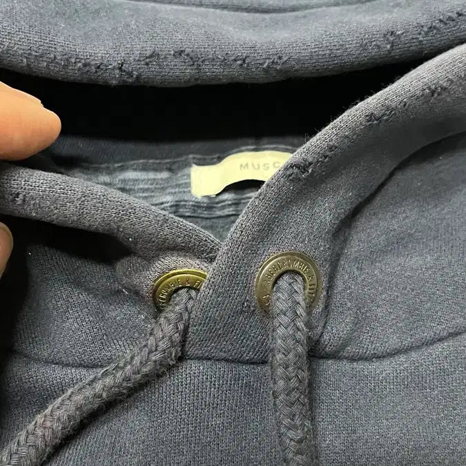 [BUNJANG] Abercrombie Y2K Side Line Hoodie Navy M / 아베크롬비 후드 사이드라인 y2k 네이비 M