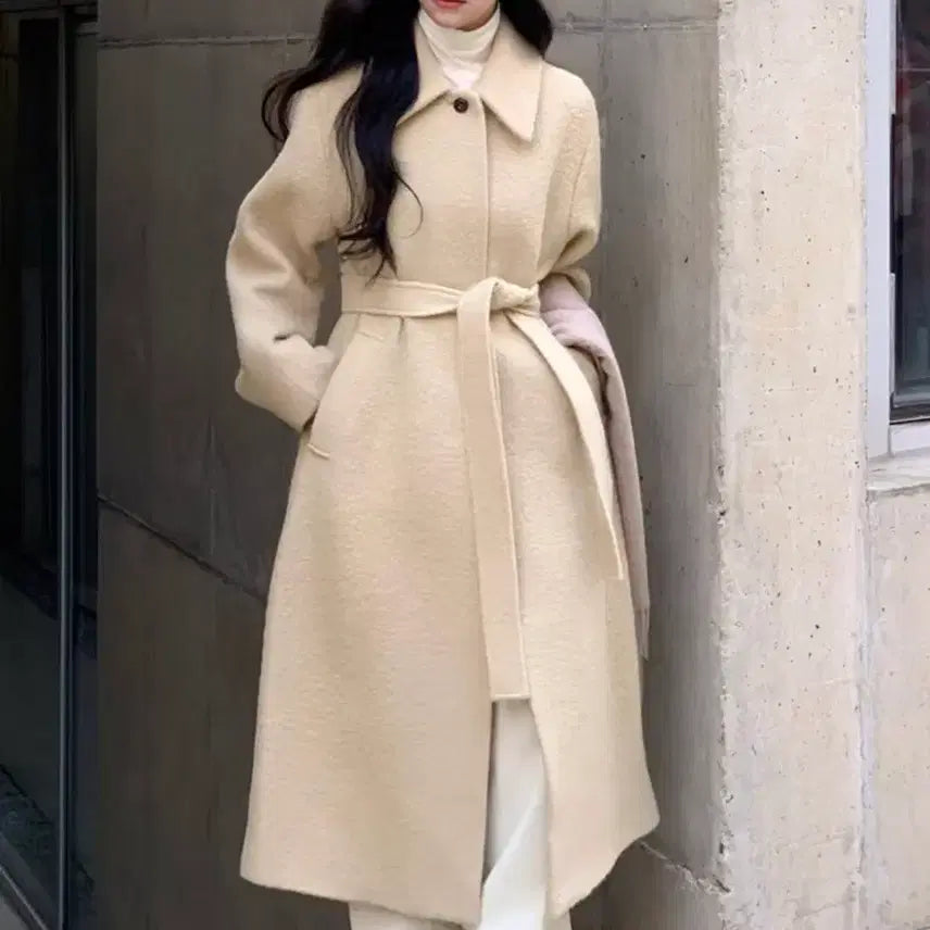 [BUNJANG] Atcorner Alpaca Boucle Coat / 앳코너 알파카 부클코트(한번착용)