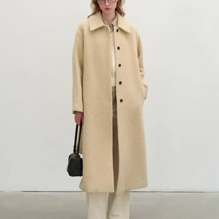 [BUNJANG] Atcorner Alpaca Boucle Coat / 앳코너 알파카 부클코트(한번착용)