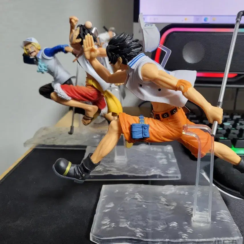 [BUNJANG] One Piece Magazine Dream Piece Vol. 1 Figure Bundle Set / [일괄] 원피스) 매거진 꿈의한장vol.1 거프,에이스,사보,루피 피규어