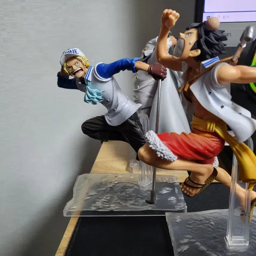 [BUNJANG] One Piece Magazine Dream Piece Vol. 1 Figure Bundle Set / [일괄] 원피스) 매거진 꿈의한장vol.1 거프,에이스,사보,루피 피규어