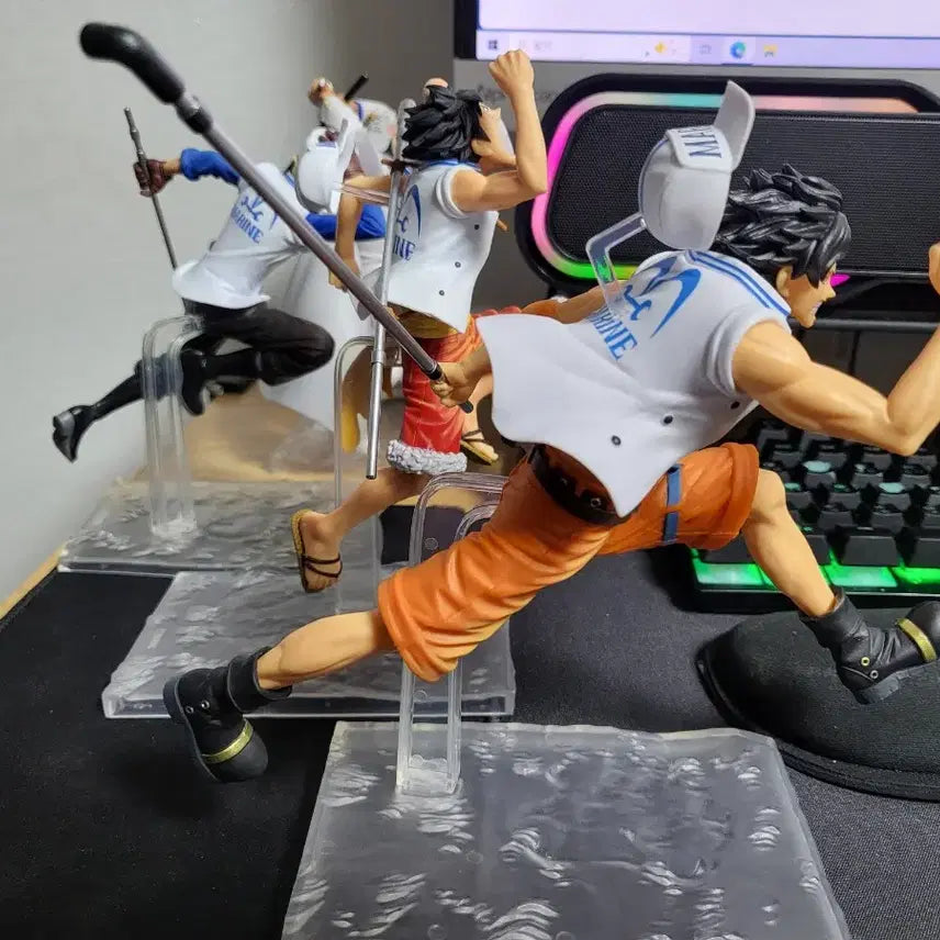 [BUNJANG] One Piece Magazine Dream Piece Vol. 1 Figure Bundle Set / [일괄] 원피스) 매거진 꿈의한장vol.1 거프,에이스,사보,루피 피규어