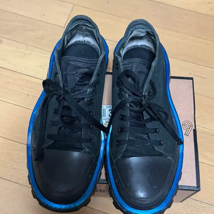 [BUNJANG] Raf Simons New Runner Black/Purple Sneakers / 라프시몬스 뉴러너 검파 280