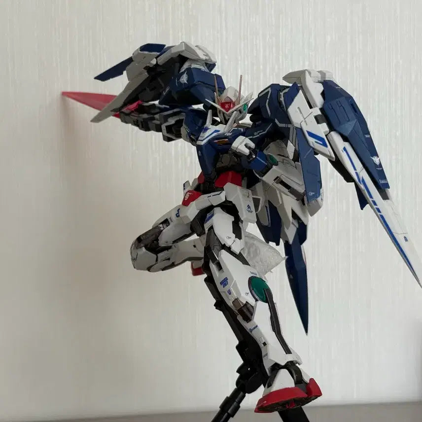 [BUNJANG] MG OO Raiser Metal Frame Applied Assembled Model Kit / MG 더블오 라이저 철창모형 메탈프레임 적용 가조립