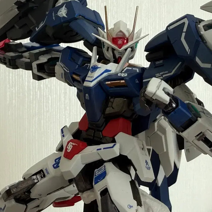 [BUNJANG] MG OO Raiser Metal Frame Applied Assembled Model Kit / MG 더블오 라이저 철창모형 메탈프레임 적용 가조립
