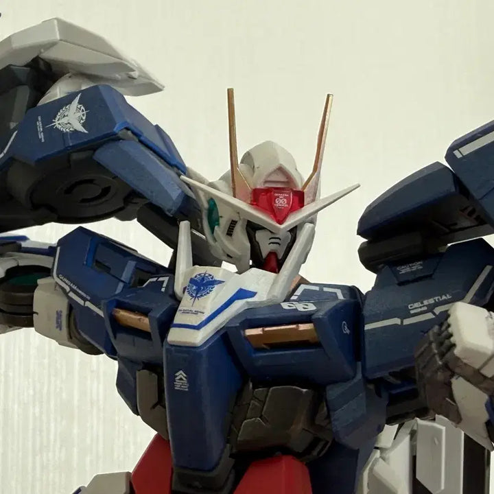 [BUNJANG] MG OO Raiser Metal Frame Applied Assembled Model Kit / MG 더블오 라이저 철창모형 메탈프레임 적용 가조립