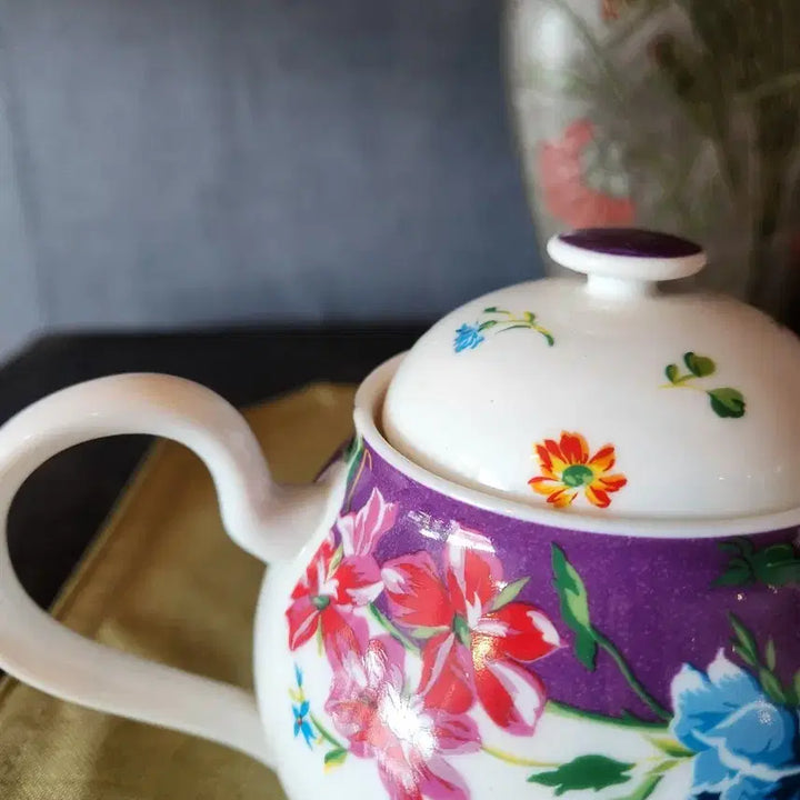 [BUNJANG] KENZO Floral Teapot Set / (새제품)KENZO겐조 플로랄 티팟세트