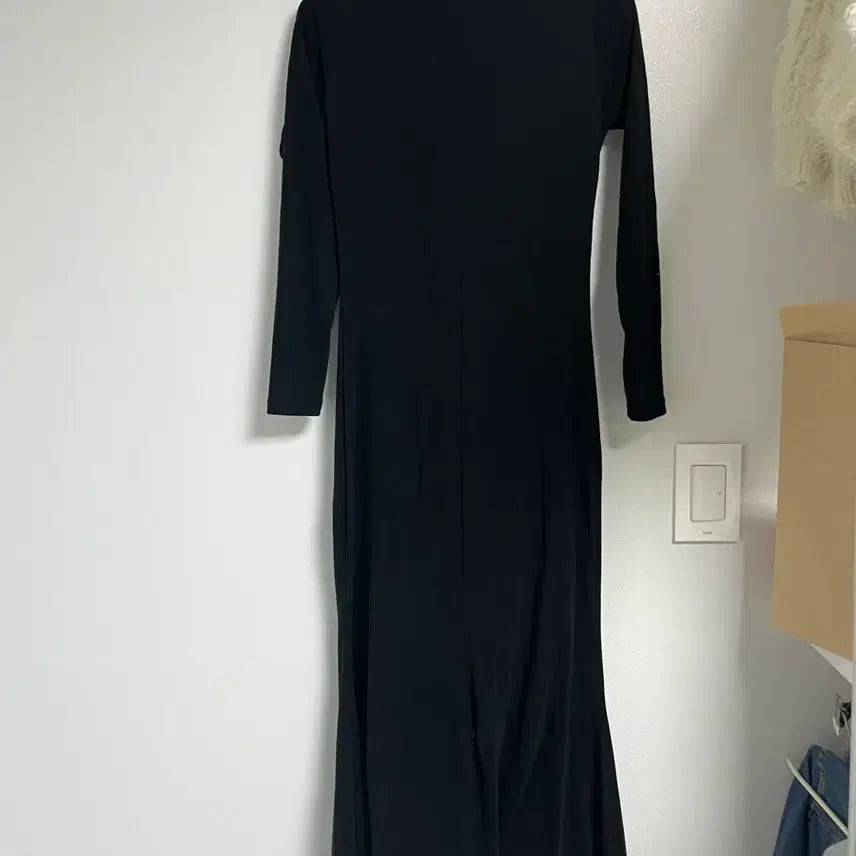 [BUNJANG] Black Long Dress / (옷정리)검정롱원피스