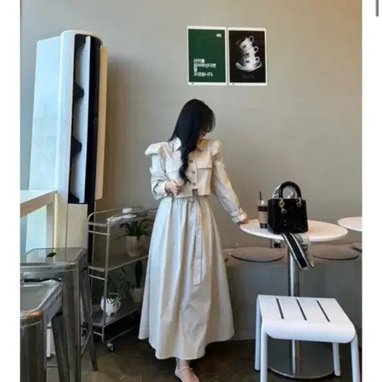 [SOLD OUT] 아무르 트렌치 바바리세트(하객룩, 트렌치세트)