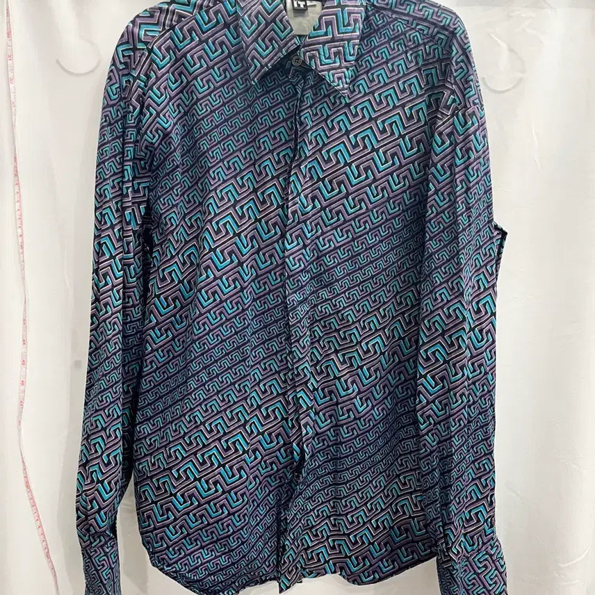 [BUNJANG] Versace Jeans Couture Geometric Pattern Shirt / 베르사체 진스 꾸뛰르 셔츠