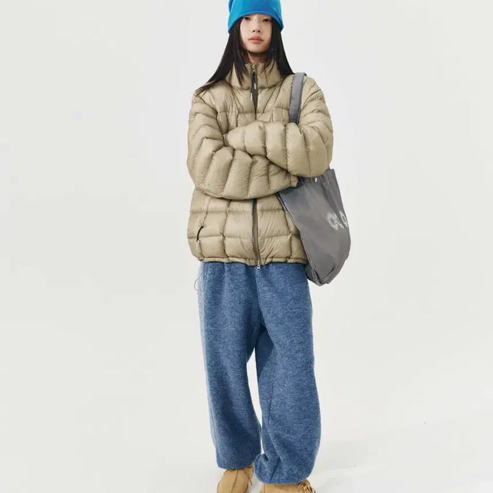 [BUNJANG] 999 Humanity Modular Light Goose Puffer - Khaki / (3)999휴머니티 모듈라 라이트 구스 푸퍼_카키