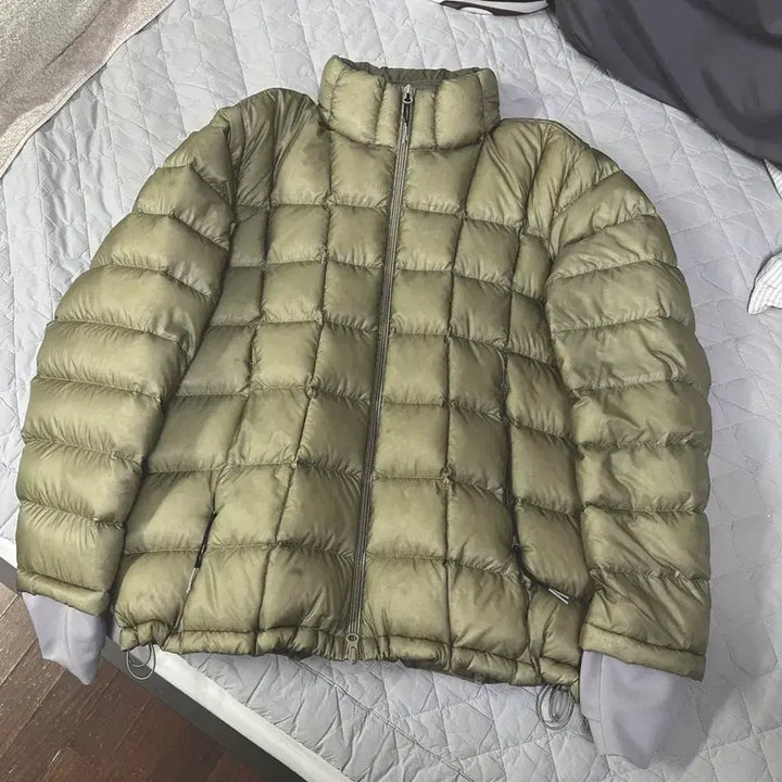 [BUNJANG] 999 Humanity Modular Light Goose Puffer - Khaki / (3)999휴머니티 모듈라 라이트 구스 푸퍼_카키