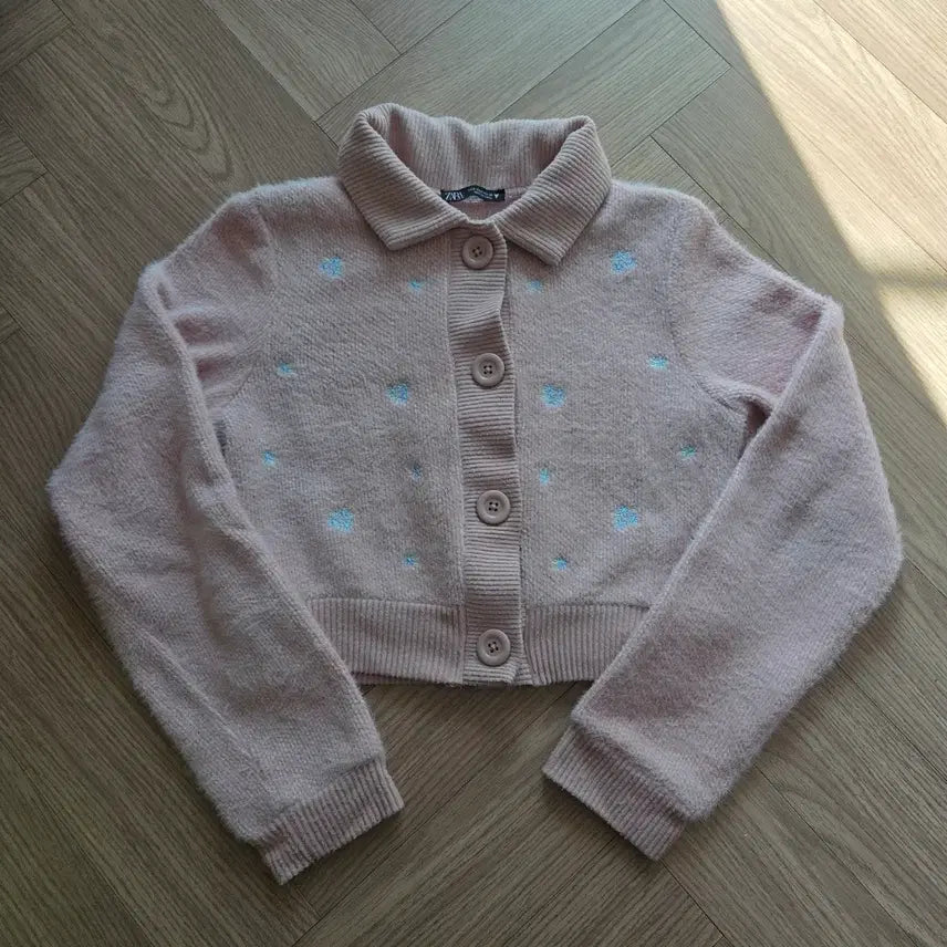 [BUNJANG] ZARA Pink Knit Cardigan / 자라 핑크 니트 가디건